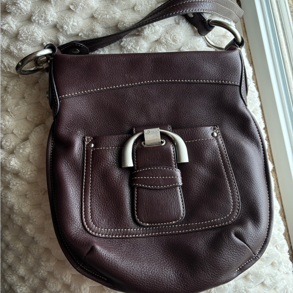 B. Makowsky Merlot leather crossbody bag